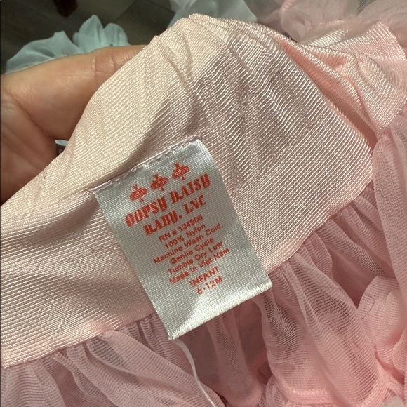 Oopsy Daisy Baby CanCan Petticoat Pettiskirt Tutu Skirt 6-12 Mos Pastel Rainbow - Picture 2 of 4